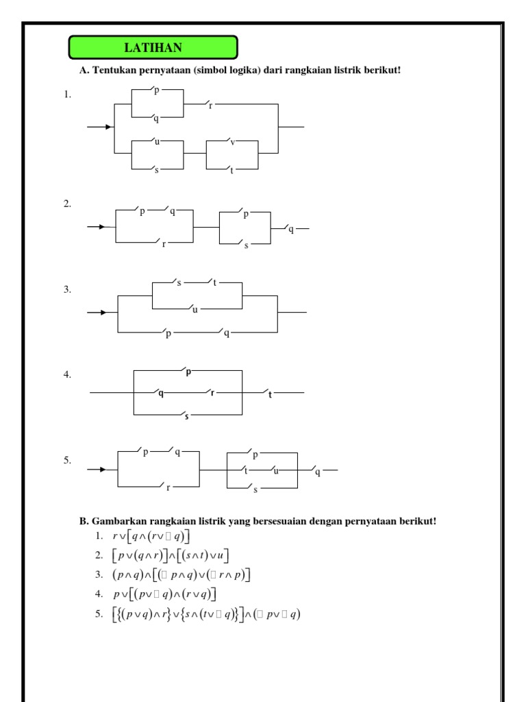 Rangkaian Listrik Pada Konjungsi Disjungsi