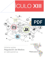 ARTICULO 13. Regulación de Medios en Latinoamerica