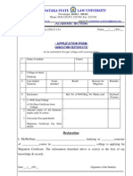 KSLU Migration Application Form