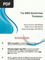 The MD5 Encryption Technique Presentation