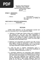 Download Petition For Declaration of Nullity of Marriage by Maria Lourdes P Garcia SN139248959 doc pdf
