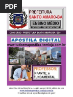 APOSTILA DE MATEMÁTICA - PROF ENSINO INFANTIL  E FUNDAMENTAL