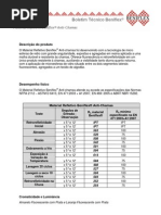 Boletim Técnico - Material refletivo Beniflex Anti-Chamas