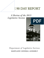 2013's 90 Day Legislative Session Report