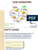 Fatty Acid Oxidation