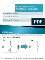 CCA - Circuitos Monofásicos em Paralelo