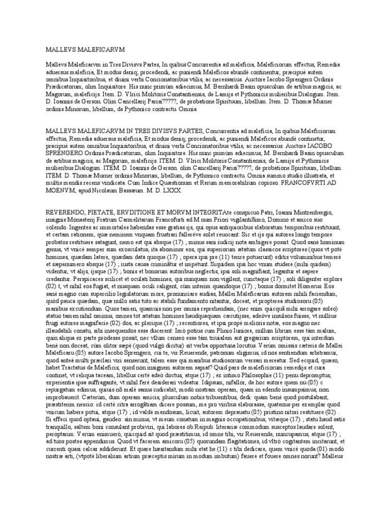Malleuslatin Pdf