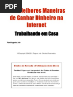 Download As 3 Melhores Maneiras de Ganhar Dinheiro Na Internet by Rogerio Job SN13929768 doc pdf
