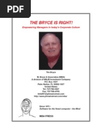 Download THE BRYCE IS RIGHT Empowering Managers in todays Corporate Culture  by tim_bryce SN13929951 doc pdf