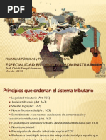 Principios que ordenan el sistema tributario