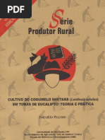 Produção de Shiitake em toras