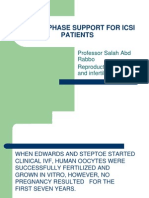 Luteal Phase Support For Icsi Patients: Professor Salah Abd Rabbo Reproductive Biology and Infertility