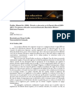 Puelles, Manuel de. (2004). Estado y educación en la España liberal