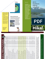 Audubon Hike Schedule 2013