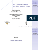 ECE750 F2008 Algorithms3