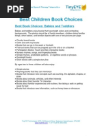 Download TinyEYEcom-Best Children Book Choices by TinyEYE Therapy Services SN13933080 doc pdf