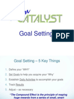 Goal Setting - Team Catalyst