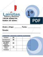 1er Grado - Bimestre 3