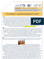 Dicas Do Pernambuco - Ano VIII - Nº 106 - "A Corrupção e A Garantia Quinquenal de Obras... "