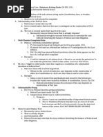 Federal Courts Nutshell Outline