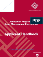 Asset Management Council 1106 3000 087 Applicants Handbook