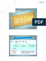 2. Tipos de Cimento Portland