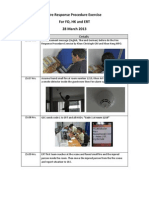 Fire Response Procedure Exercise For FO-HK-ERT