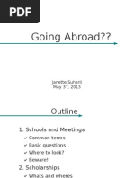 Presentation Janet - Going Abroad