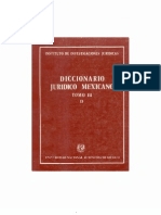 Diccionario Juridico Mexicano - Tomo III d