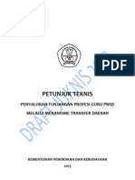 Juknis Tunjangan Sertifikasi 2013 PDF