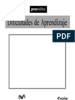 Dificultades de Aprendizaje