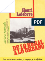 De Lo Rural A Lo Urbano