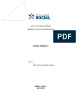Trabalho Seguridade Social - Estudo Dirigido 1 - V01