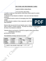 Unit 1 Mod 1 Atomic Structure and Periodic Table