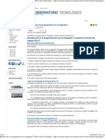 Introducción a la programación con el lenguaje C _ Observatorio Tecnológico