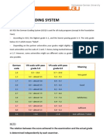 German Grading System: German Scale VN Scale With Pass Grade 5.0 VN Scale With Pass Grade 6.0 Meaning
