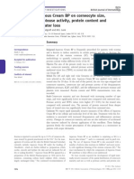 In Uence of Aqueous Cream BP On Corneocyte Size, Maturity, Skin Protease Activity, Protein Content and Transepidermal Water Loss