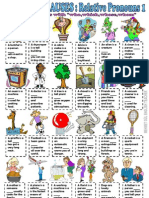 Relative Clauses Relative Pronouns Who Which Whose Whom Worksheet 1