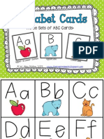 Alphabet Cards Sets Freebie