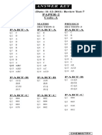 Answer Key: Paper-2