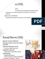 Facial Nerve (VII) : General Visceral Efferent