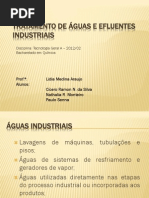 Tratamento de águas e efluentes industriais