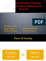 The Analysis of Indian Financial Market With Special Reference of Fdi & Fii