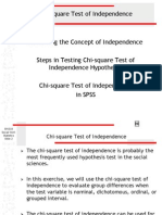 Chi Square Test For Independece