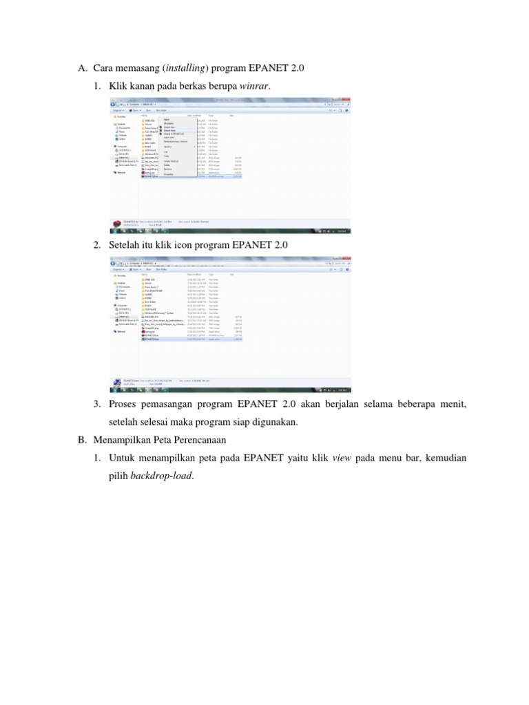 Panduan Instalasi dan Penggunaan EPANET 2.0 | PDF | Teknologi & Rekayasa