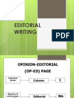 Editorial Writing Campus Journ