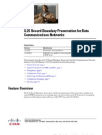 X.25 Record Boundary Preservation For Data Communications Networks