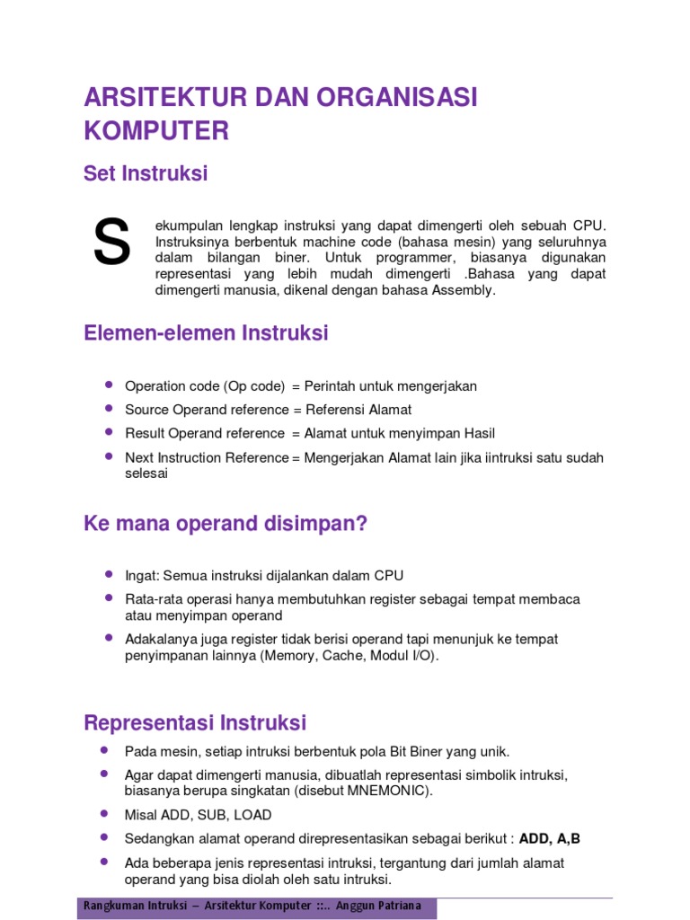 Format Intruksi | PDF