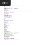 %% Implementation of Generation and Decoding of Cyclic Codes