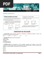 exercícios de quimica
